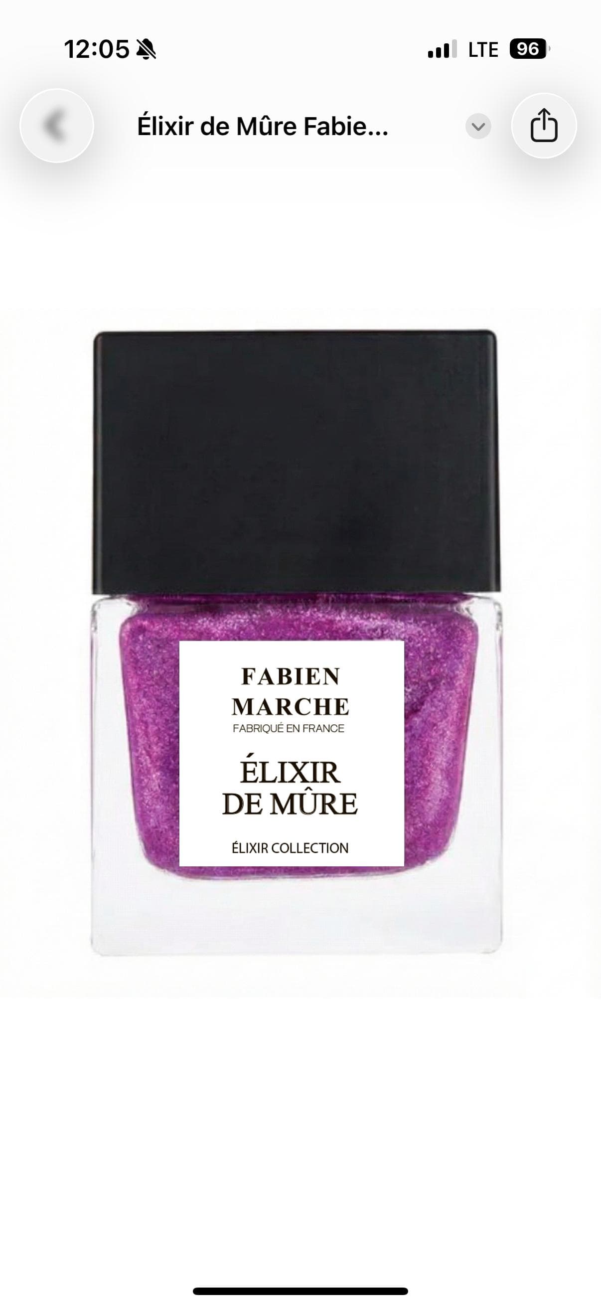 Élixir de Mûre