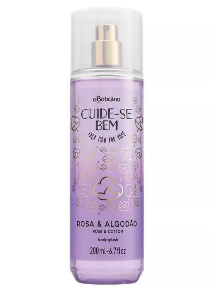 Cuide-se Bem Rosa e Algodão